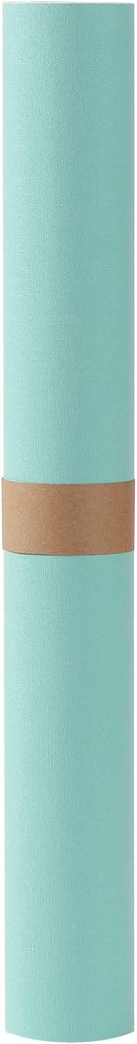 Wooqu Book Cloth, Fabric Surface and Paper Backed, Easy to Use, Strong, 17x29”, for Book Binding, Mint Green