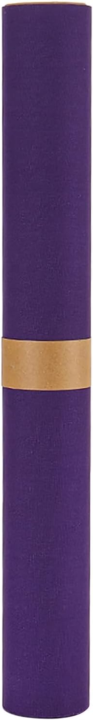 Wooqu Book Cloth, Fabric Surface and Paper Backed, Easy to Use, Strong, 17x29”, for Book Binding, Dark Purple