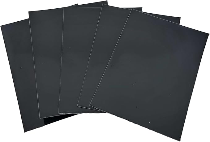100 Count Black Card Sleeves, Matte Card Deck Card Protectors, Trading Card Fit for MTG, PKM, TCG and Sports Cards