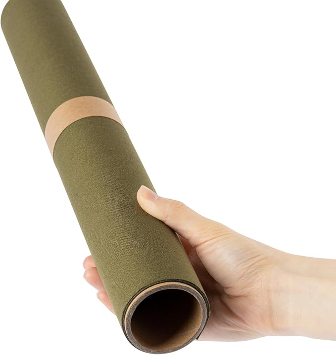 Wooqu Book Cloth, Fabric Surface and Paper Backed, Easy to Use, Strong, 17x29”, for Book Binding, Seaweed