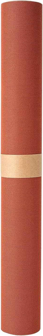 Wooqu Book Cloth, Fabric Surface and Paper Backed, Easy to Use, Strong, 17x29”, for Book Binding, Rust