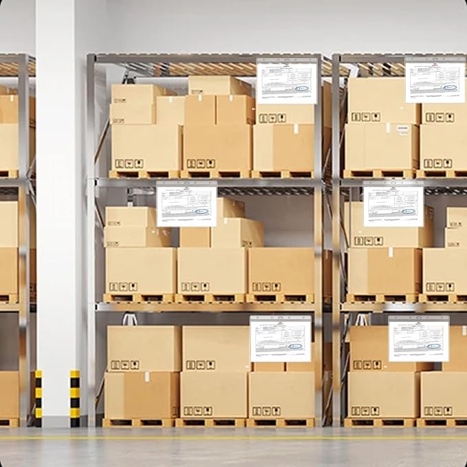 10 Pack Sheet Protectors,8.5" x 11" Waterproof Resealable Zip Wall Sign Holder Page Protectors Clear Photo Plastic Sleeves, Duty Work Pocket Hanging Sheet Protectors (Horizontal, 10 Pack)