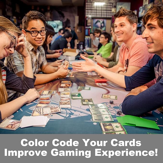 White Card Sleeves 200 Pack, Standard Card Sleeves Sturdy Sleeves Matte Back Finish, Perfect Shuffling - Protect All Your Trading Cards Collectible Cards by Fabmaker, Never Tear