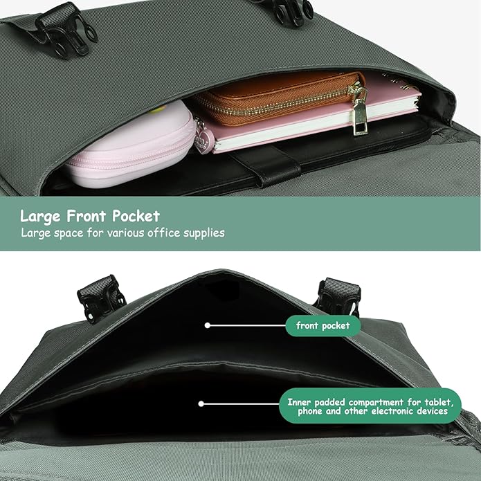 Zipper Binder 3 Ring, 500 Sheets Capacity, 2 Inch Binder with Shoulder Strap Fits for 14 Inch Laptop School and Office