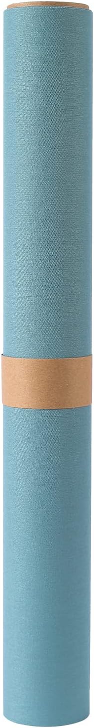 Wooqu Book Cloth, Fabric Surface and Paper Backed, Easy to Use, Strong, 17x29”, for Book Binding, Teal