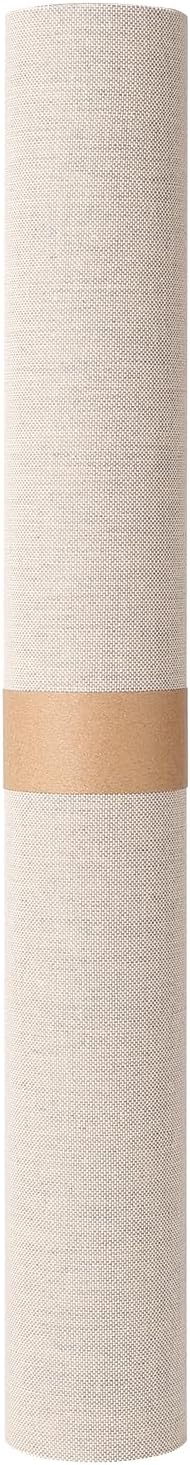 Wooqu Book Cloth, Natural Linen Surface and Paper Backed, Easy to Use, Strong, 17x29”, for Book Binding, Blue Blend