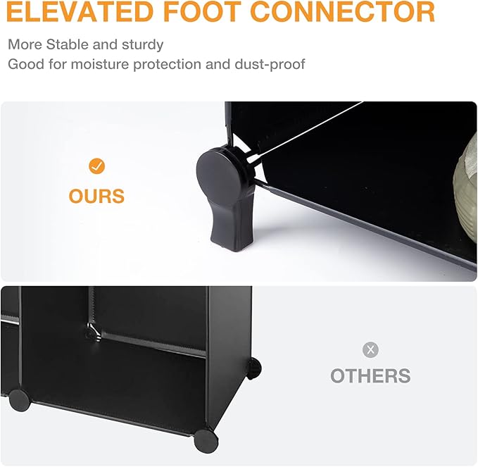 12 Cube Storage Organizer for Clothes, DIY Portable Closet Shelves Clothing Storage for KidsShelves Clothing Storage for Kids