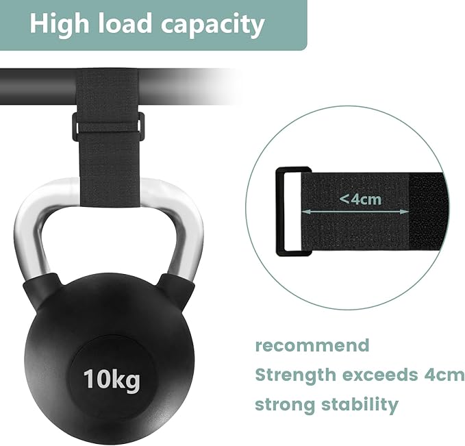 1.5In x 32Ft Cable Straps Heavy Duty With 40 Buckles, Black Hook and Loop Straps, Reusable Cable Ties for Organizer or Storage