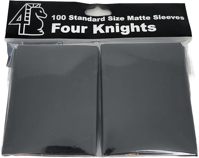 100 Count Black Card Sleeves, Matte Card Deck Card Protectors, Trading Card Fit for MTG, PKM, TCG and Sports Cards