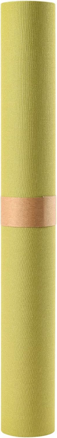 Wooqu Book Cloth, Fabric Surface and Paper Backed, Easy to Use, Strong, 17x29”, for Book Binding, Olive