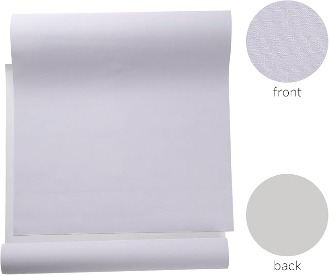 Wooqu Book Cloth, Fabric Surface and Paper Backed, Easy to use, Strong, 17x29”, for Book Binding, Light Purple