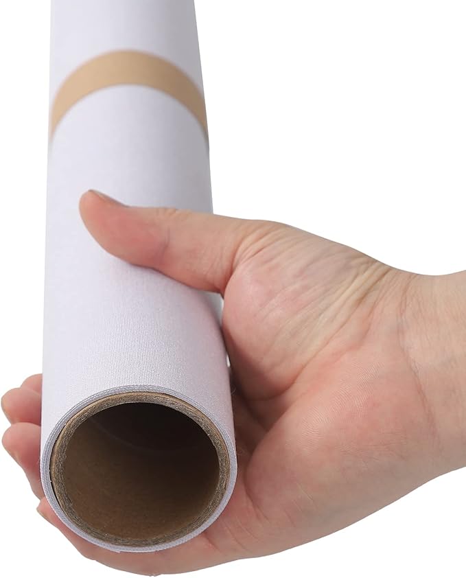 Wooqu Book Cloth, Fabric Surface and Paper Backed, Easy to use, Strong, 17x29”, for Book Binding, Light Purple