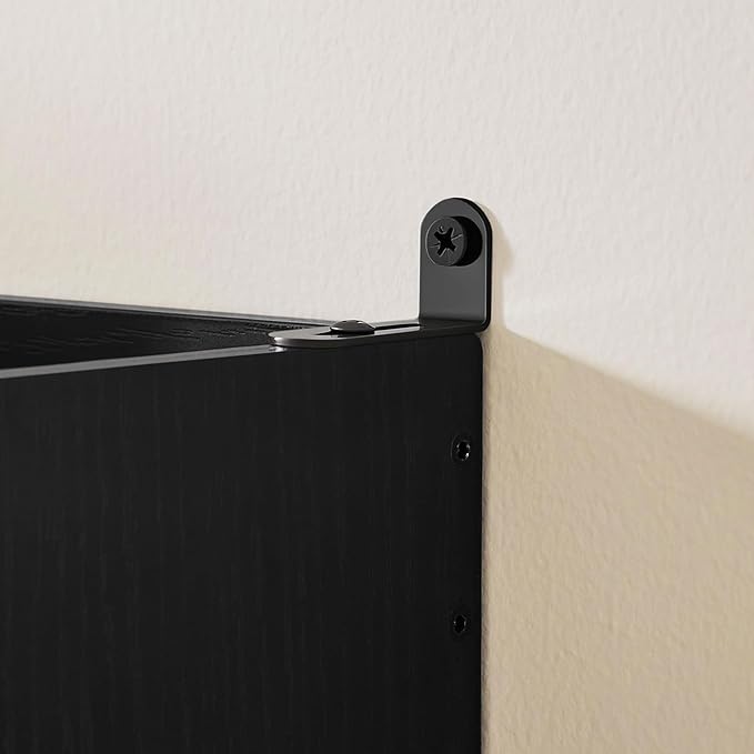 Yaheetech 6-Tier Open Bookcase and Bookshelf, Modern Simple Floor Standing Display Storage Shelves with Top Open Compartment for Home Office, Study, Living Room - Black