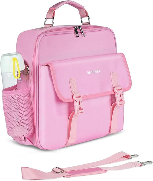 Zipper Binder 3 Ring, 500 Sheets Capacity, 2 Inch Binder with Shoulder Strap Fits for 14 Inch Laptop School and Office