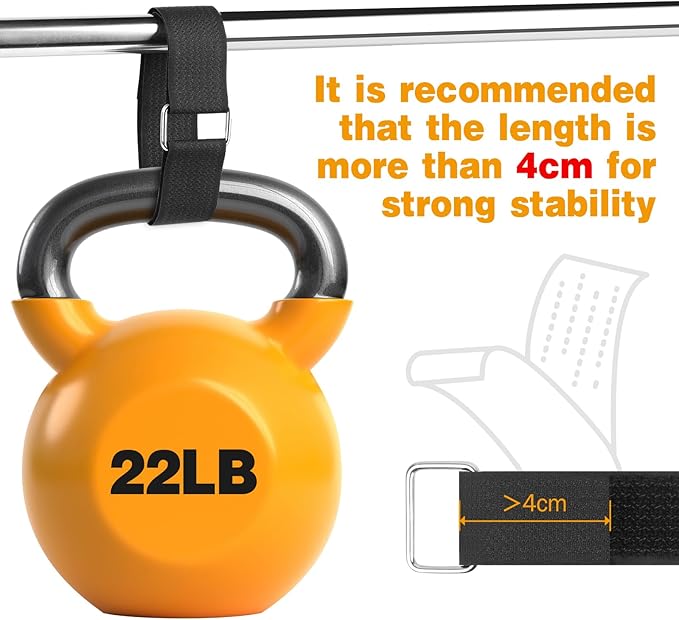 0.65" x82ft Hook and Loop Straps with 40 Metal Buckles, Adjustable Fastening Cinch Straps, Cut to Length Cable Straps, Reusable Nylon Straps 0.65 Inch Wide for Organizer or Storage, Black