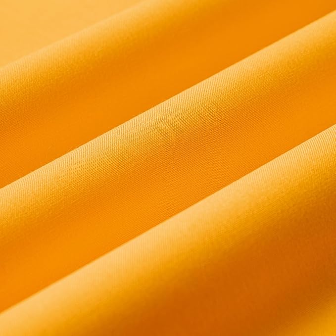 Wooqu Book Cloth, Fabric Surface and Paper Backed, Easy to Use, Strong, 17x29”, for Book Binding, Sunflower