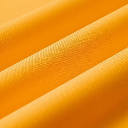 Wooqu Book Cloth, Fabric Surface and Paper Backed, Easy to Use, Strong, 17x29”, for Book Binding, Sunflower