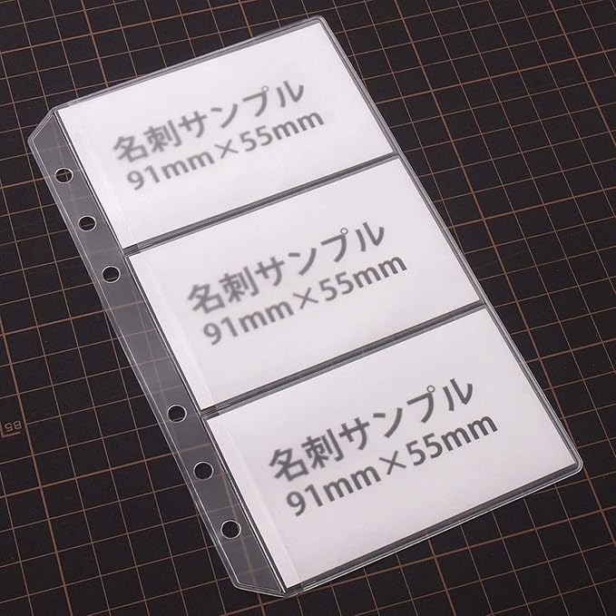 Zelten Business Card Holder PP Cover Round Ring Binder Namecard Organizer for Men & Women, Credit Card Binder File, 5 Color Index Tabs, 90 Pockets/180 Card Capacity(A6 Card Holder, White)