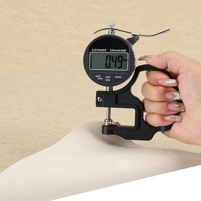 Wooqu Book Cloth, Natural Linen Surface and Paper Backed, Easy to Use, Strong, 17x29”, for Book Binding, Mixed Natural