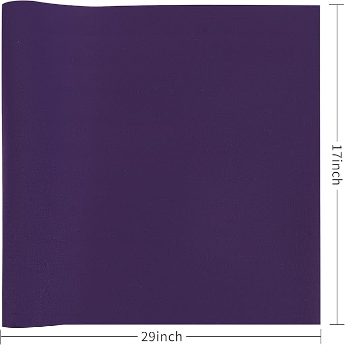 Wooqu Book Cloth, Fabric Surface and Paper Backed, Easy to Use, Strong, 17x29”, for Book Binding, Dark Purple