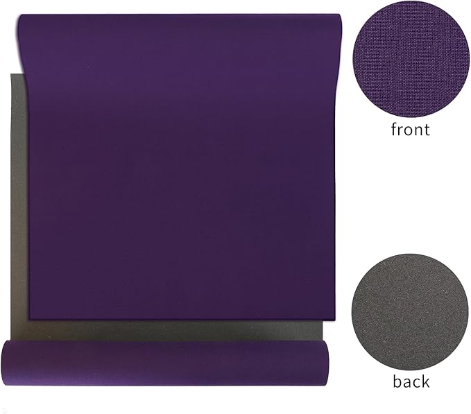 Wooqu Book Cloth, Fabric Surface and Paper Backed, Easy to Use, Strong, 17x29”, for Book Binding, Dark Purple
