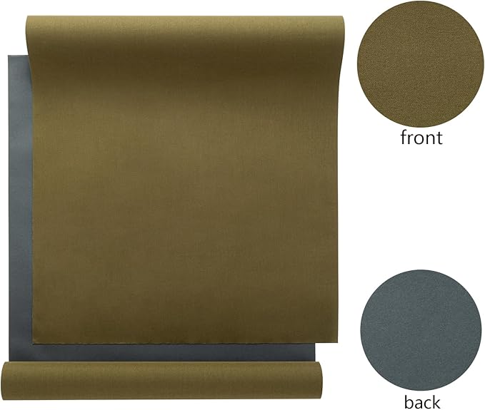 Wooqu Book Cloth, Fabric Surface and Paper Backed, Easy to Use, Strong, 17x29”, for Book Binding, Seaweed