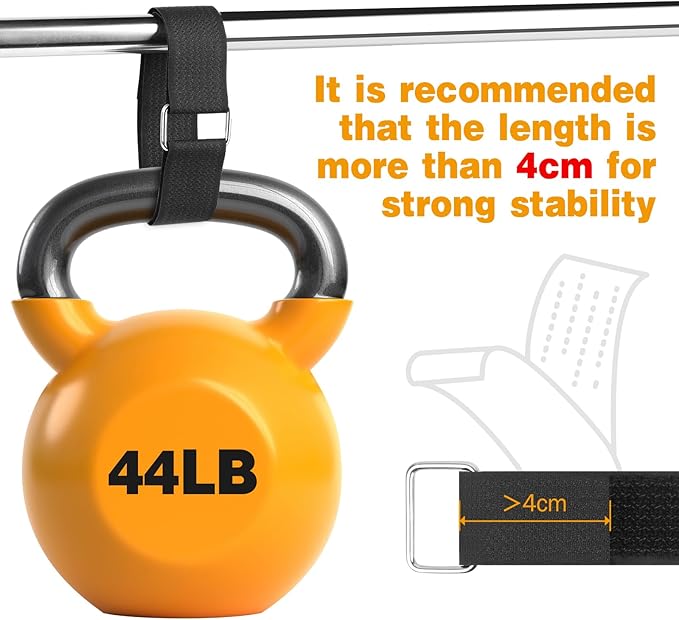 1" x40ft Hook and Loop Straps with 20 Metal Buckles, Adjustable Fastening Cinch Straps, Cut to Length Cable Straps, Reusable Nylon Straps 1 Inch Wide for Organizer or Storage, Black