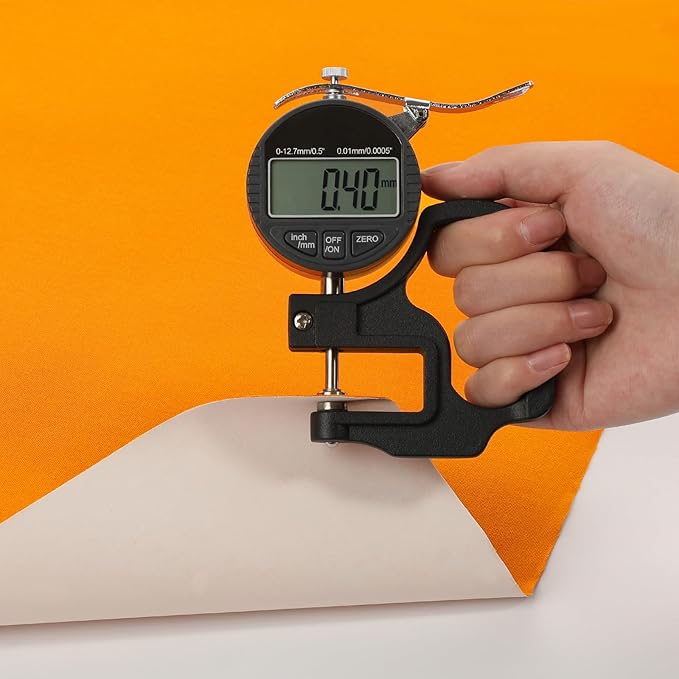 Wooqu Book Cloth, Fabric Surface and Paper Backed, Durable, Strong, 17x29”, for Book Binding, Gamboge