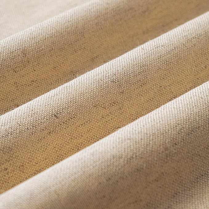 Wooqu Book Cloth, Natural Linen Surface and Paper Backed, Easy to Use, Strong, 17x29”, for Book Binding, Mixed Natural