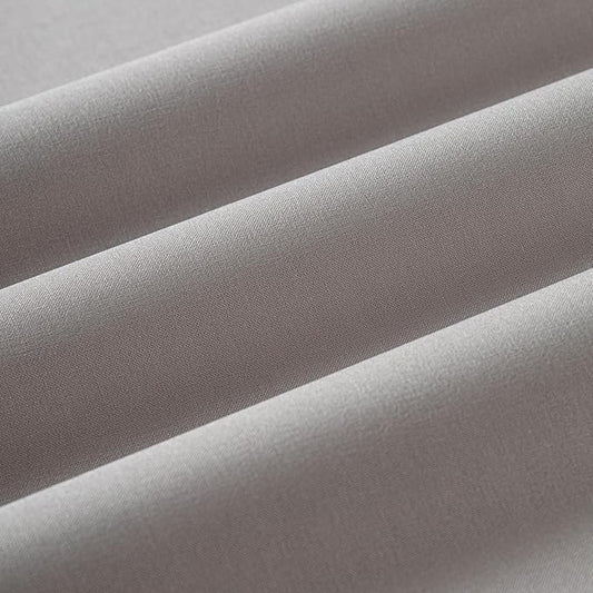 Wooqu Book Cloth, Fabric Surface and Paper Backed, Easy to Use, Strong, 17x29”, for Book Binding, Light Gray