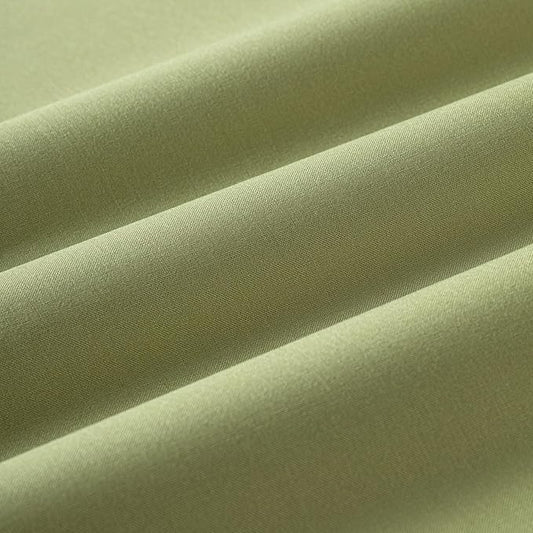 Wooqu Book Cloth, Fabric Surface and Paper Backed, Easy to Use, Strong, 17x29”, for Book Binding, Pastel Green