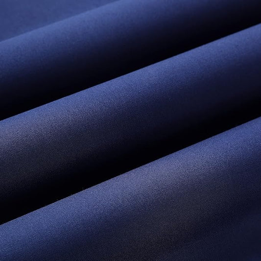 Wooqu Book Cloth, Fabric Surface and Paper Backed, Easy to Use, Strong, 17x29”, for Book Binding, Navy Blue