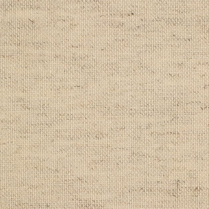 Wooqu Book Cloth, Natural Linen Surface and Paper Backed, Easy to Use, Strong, 17x29”, for Book Binding, Mixed Natural