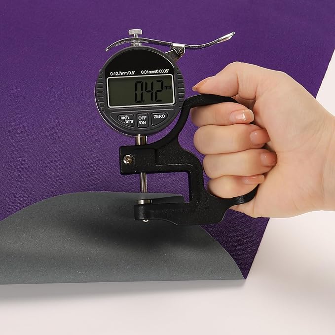 Wooqu Book Cloth, Fabric Surface and Paper Backed, Easy to Use, Strong, 17x29”, for Book Binding, Dark Purple