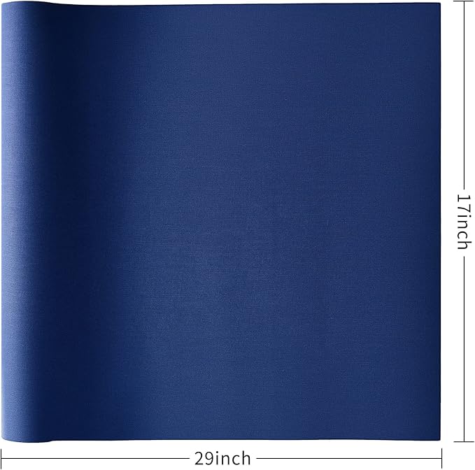 Wooqu Book Cloth, Fabric Surface and Paper Backed, Easy to Use, Strong, 17x29”, for Book Binding, Sapphire