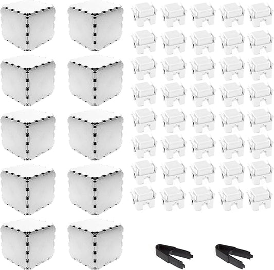 Zen Modular Cube – 10-Cube Set | Solid Structural Blocks for Furniture & Décor – White