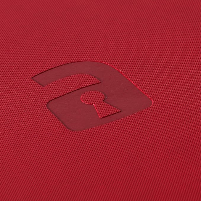 Vault X 12 XL Pocket Trading Card Zip Binder - 624 cards, Premium Exo-Tec Album Material, 26 Side-Loading Pages, Folder for Collectible Card Games, Sports, TCG (Red)