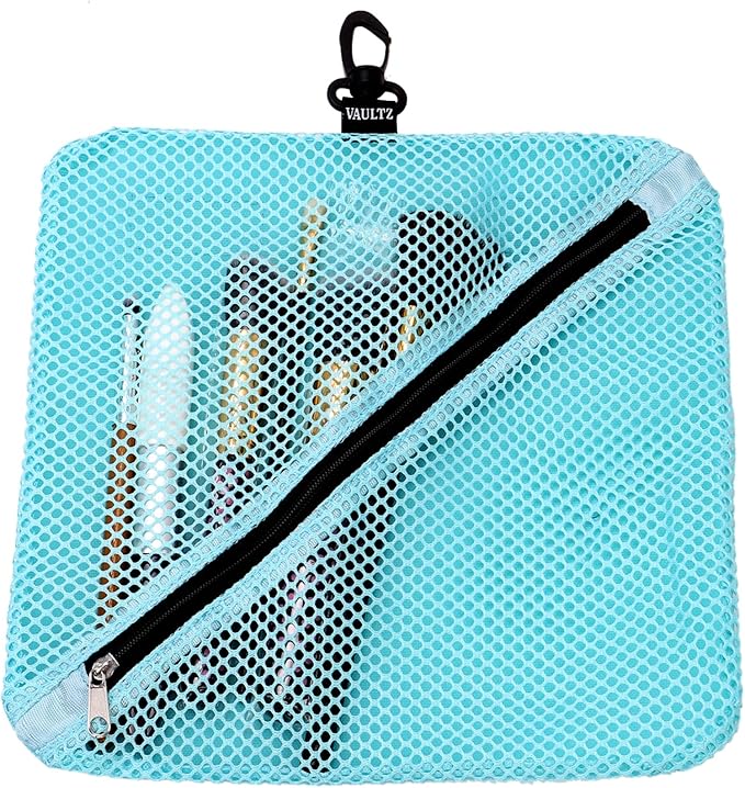 Vaultz Portable Safe Box - 10 x 10 x 6.5 Inch Large Storage Box with Lock, Mesh Pocket & Adjustable Compartments for Cash, Documents and Valuables - Floral