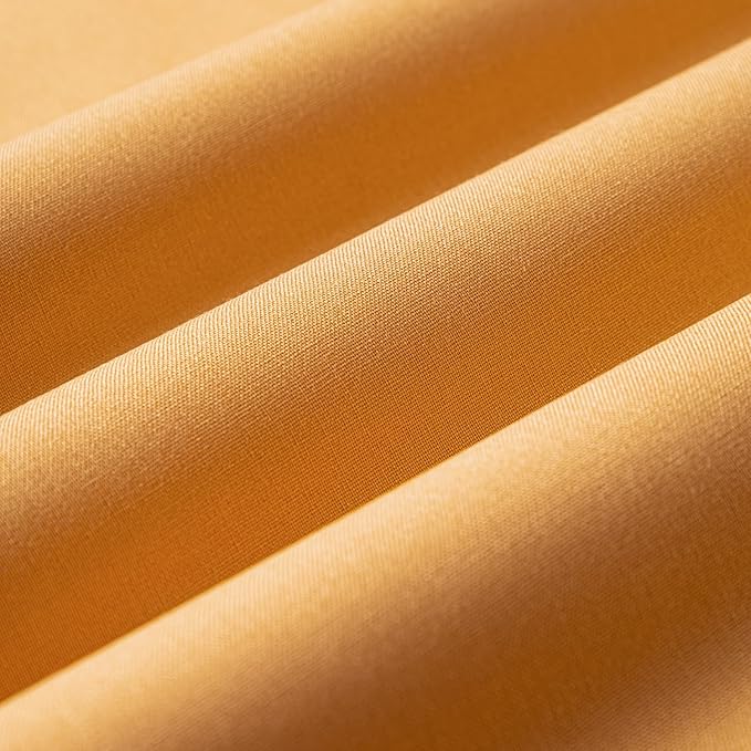 Wooqu Book Cloth, Fabric Surface and Paper Backed, Easy to Use, Strong, 17x29”, for Book Binding, Mustard