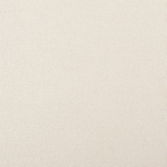 Wooqu Book Cloth, Fabric Surface and Paper Backed, Easy to Use, Strong, 17x29”, for Book Binding, Ivory