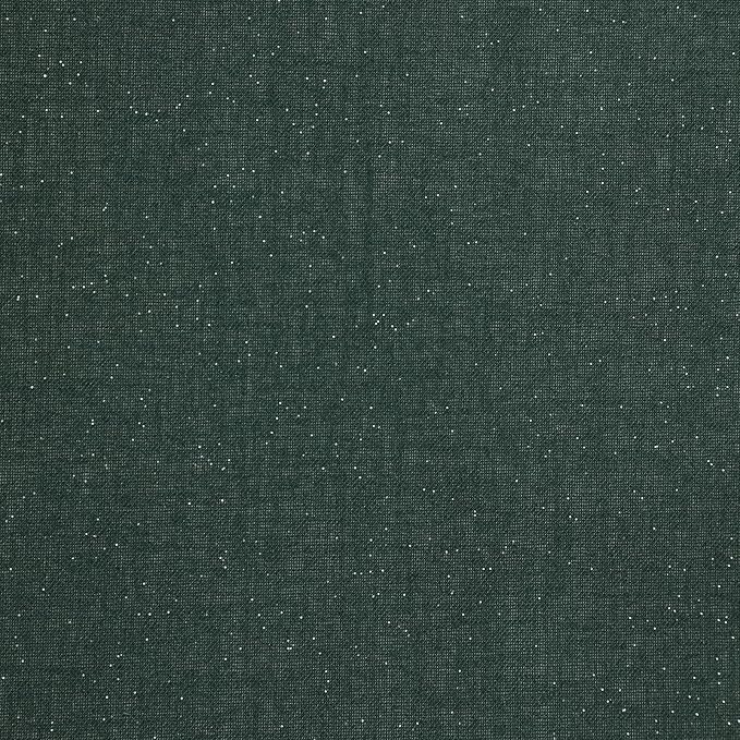 Wooqu Book Cloth, Fabric Surface and Paper Backed, Easy to Use, Strong, 17x29”, for Book Binding, Glitter Forest Green