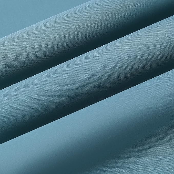 Wooqu Book Cloth, Fabric Surface and Paper Backed, Easy to Use, Strong, 17x29”, for Book Binding, Teal