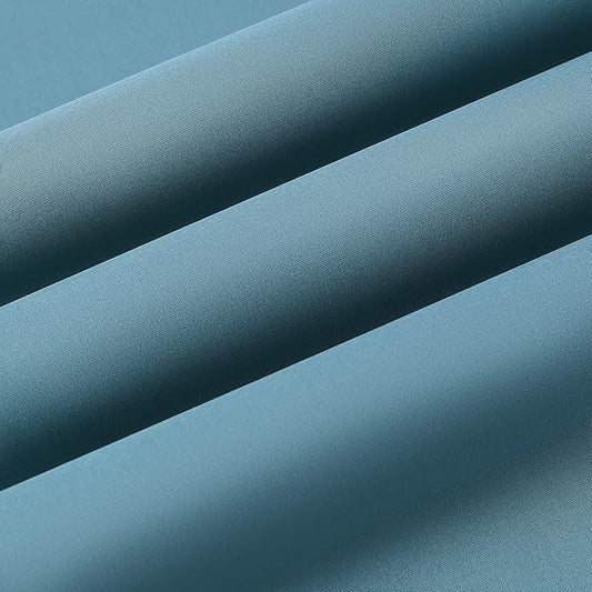 Wooqu Book Cloth, Fabric Surface and Paper Backed, Easy to Use, Strong, 17x29”, for Book Binding, Teal